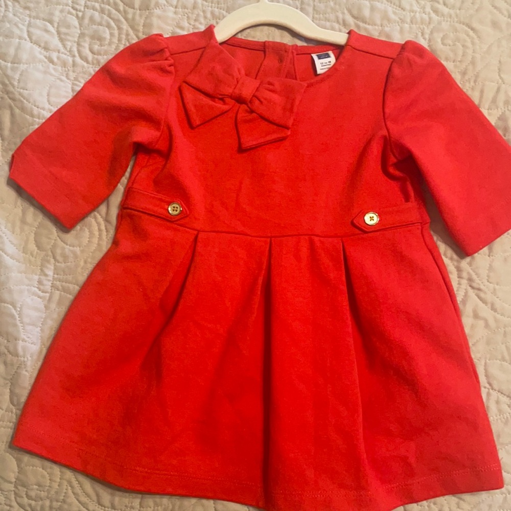 ❤️Janie and Jack 12-18 Mo red dress.